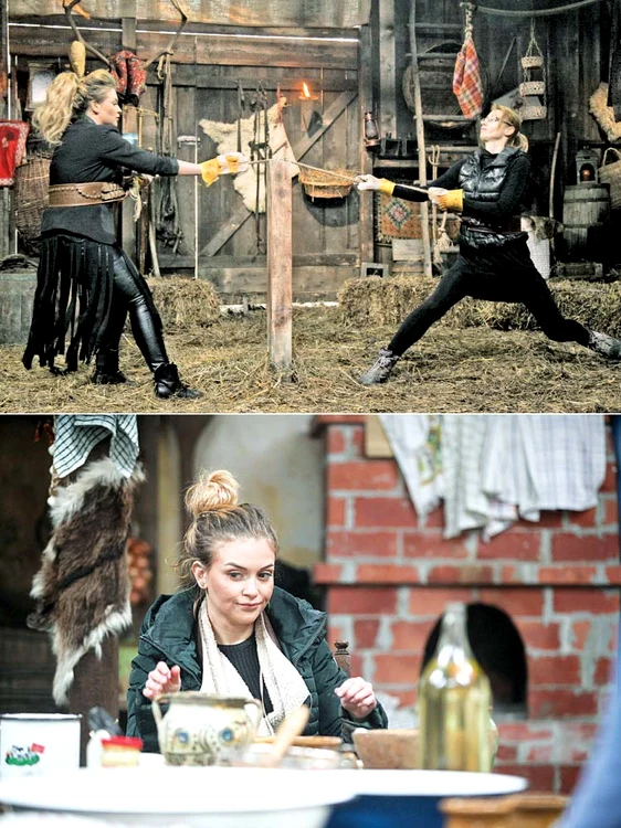 Oana Radu şi Corina Drăgulescu au fost primele dueliste ale emisiunii “Ferma vedetelor”