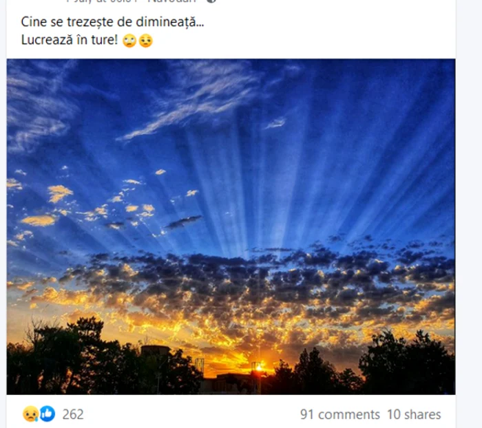 Ultimul mesaj publicat de Iulian, pe Facebookfoto: Facebook