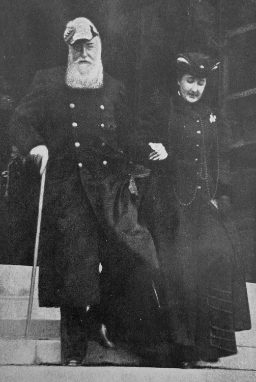 Regele Leopold al II-lea și Caroline Delacroix în 1905. FOTO: Profimedia