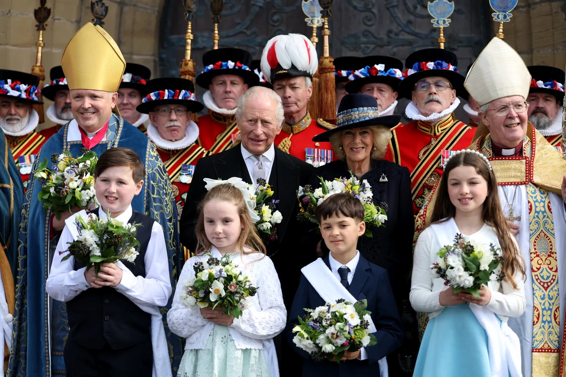 Regele Charles și Regina Queen Camilla la Royal Maundy Service, Profimedia (3) jpg