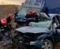 Accident rutier cu 5 victime - intrare pe contrasens pe şoseaua Constanţa-Hârşova Sursa IPJ CT