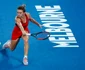 Simona Halep în partida contra danezei Caroline Wozniacki de la Australian Open 2018 FOTO Guliver / Getty Images / Michael Dodge