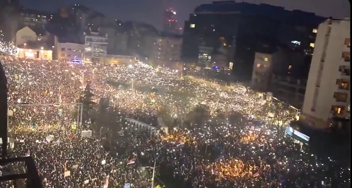 Protestele din Serbia continuă. FOTO captură video X