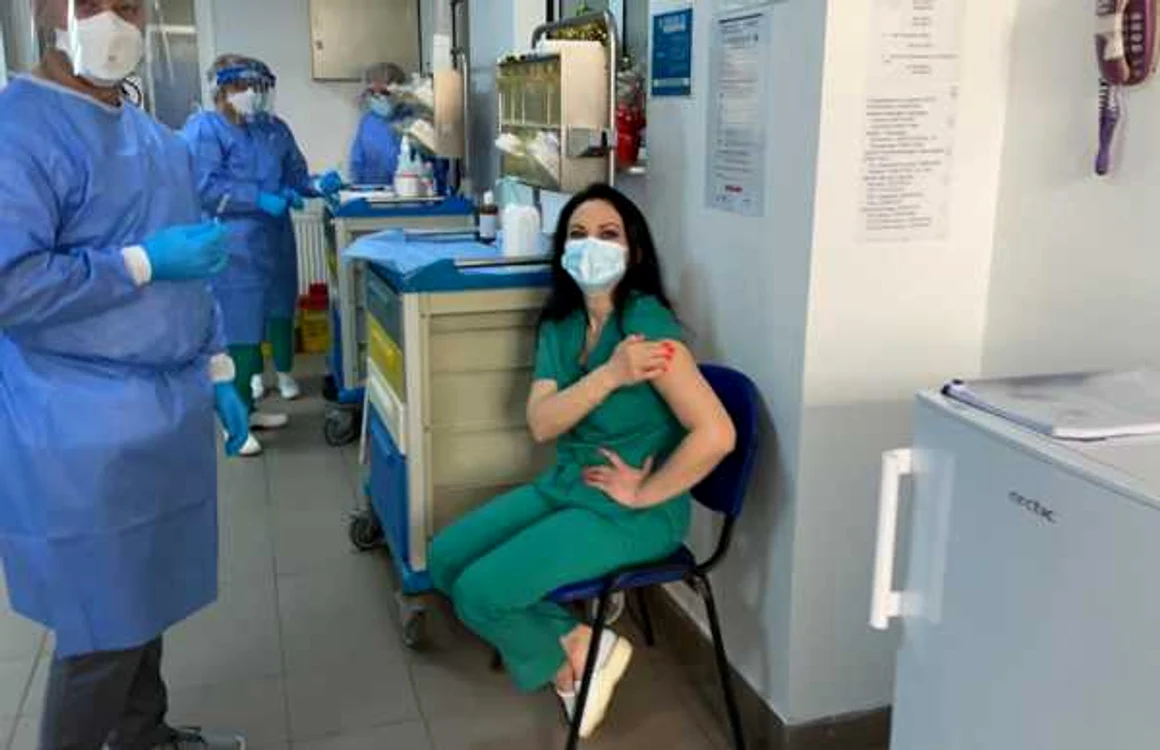 Cadre medicale vaccinate în judeţul Argeş FOTO Adevărul