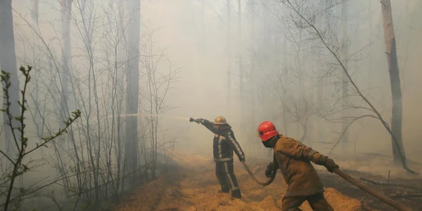 Incendiu la Cernobîl Ucraina FOTO EPA-EFE / Yaroslav Yemelianenko