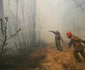 Incendiu la Cernobîl Ucraina FOTO EPA-EFE / Yaroslav Yemelianenko