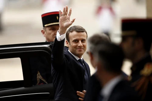 Emmanuel Macron a fost învestit preşedinte FOTO EPA