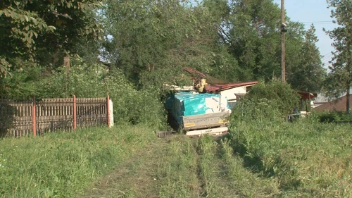 accident tir husi
