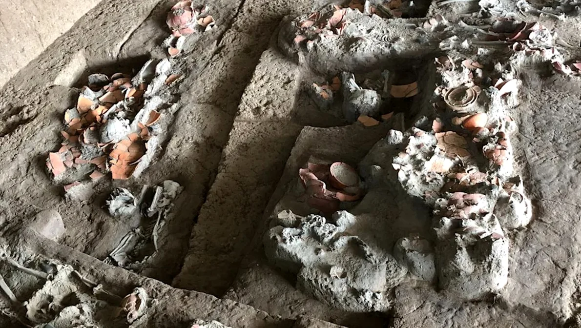 Descoperiri arheologice realizate la Nong Ratchawat (© Piyawit Moonkham / frontiersin.org)