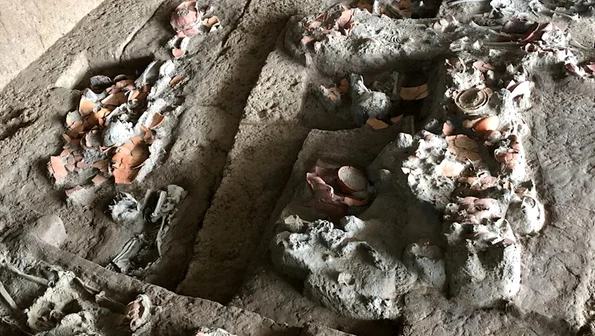 Descoperiri arheologice realizate la Nong Ratchawat (© Piyawit Moonkham / frontiersin.org)