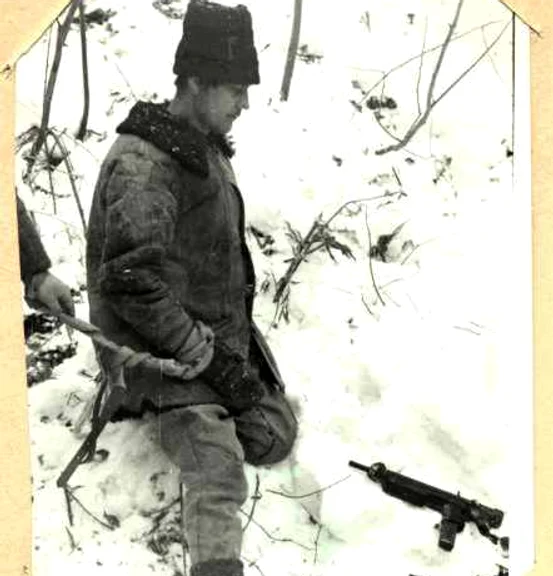 Partizanul, în momentul prinderii prin trădare FOTO Arhiva CNSAS