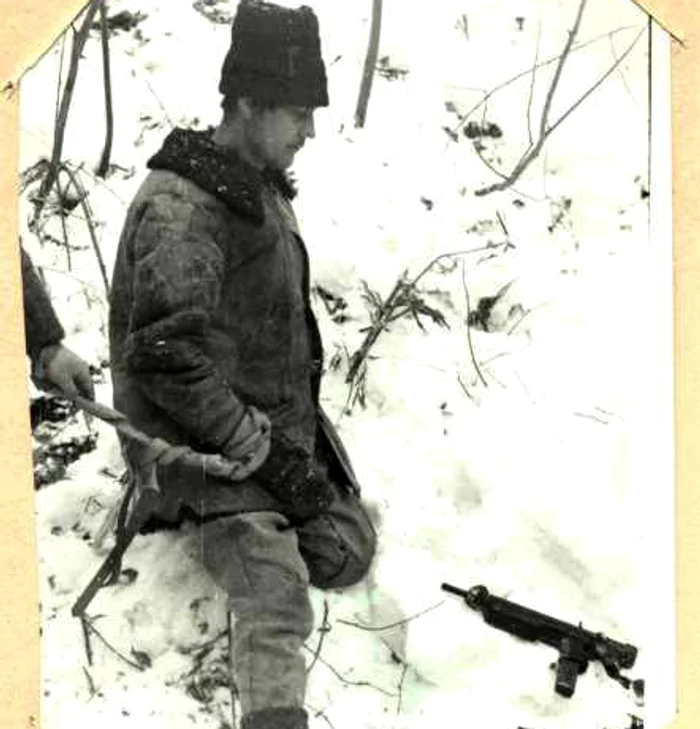 Partizanul, în momentul prinderii prin trădare FOTO Arhiva CNSAS