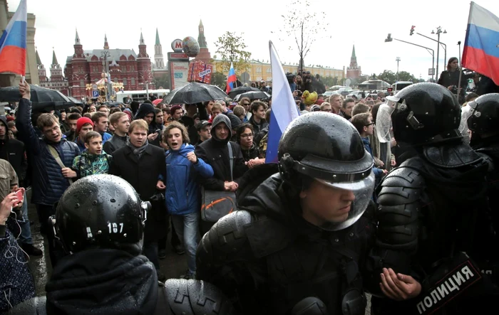 Demonstraţii la Moscova/ Foto: EPA