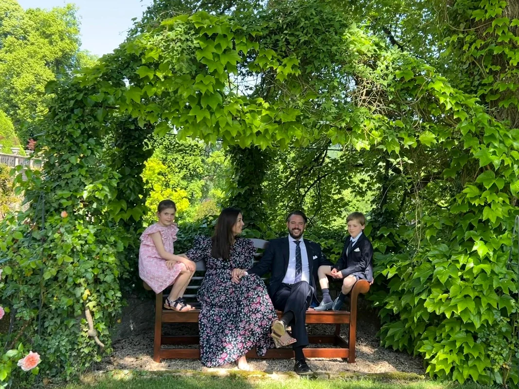 Prințul Felix de Luxemburg și familia sa. FOTO: Marea Curte Ducală