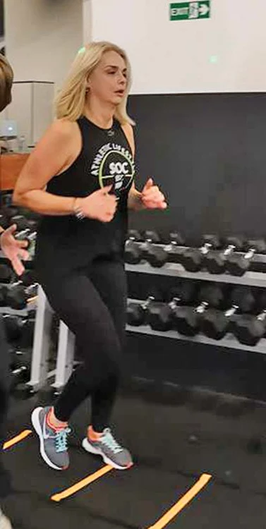 Iuliana Marciuc face exerciţii fizice de trei ori pe săptămână