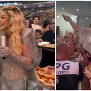 Loredana Groza a împărțit merdenele la Saga Festival