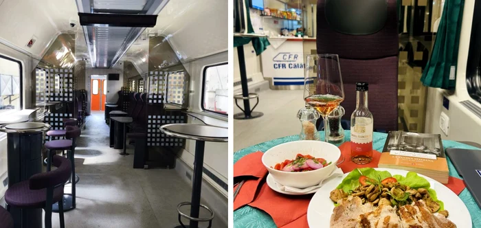 CFR a dotat anumite trenuri cu vagon restaurant. Foto: Club Feroviar