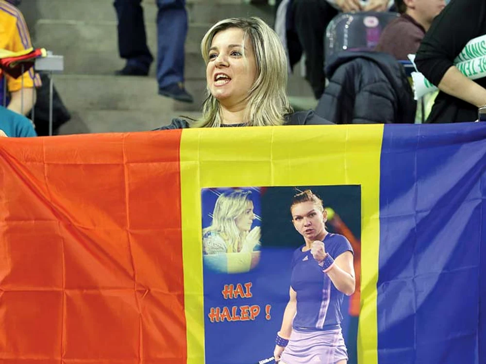 FANI. Multă lume a venit la meciuri special pentru a o vedea la lucru pe Simona Halep