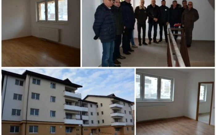 Noii benefeciari ăşi iau apartamentele în primarire FOTO : Facebook/PMC