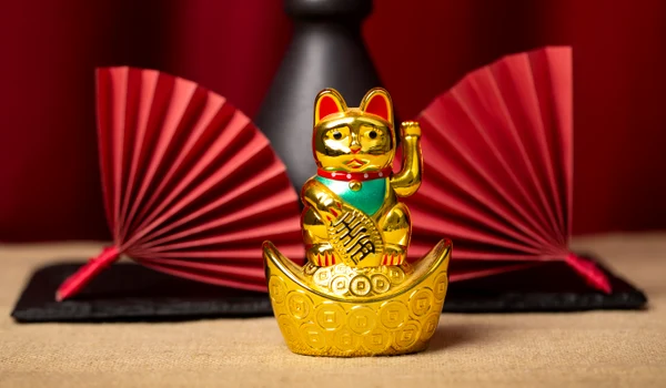 japanese aesthetic with lucky cat jpg