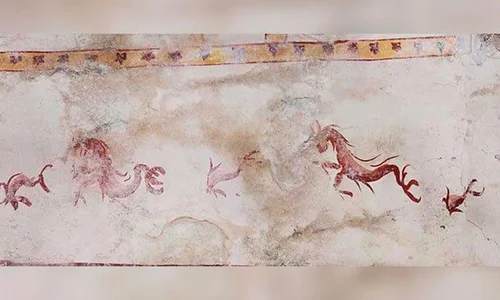 Arheologii au descoperit o cameră intactă în aria palatului lui Nero jpeg