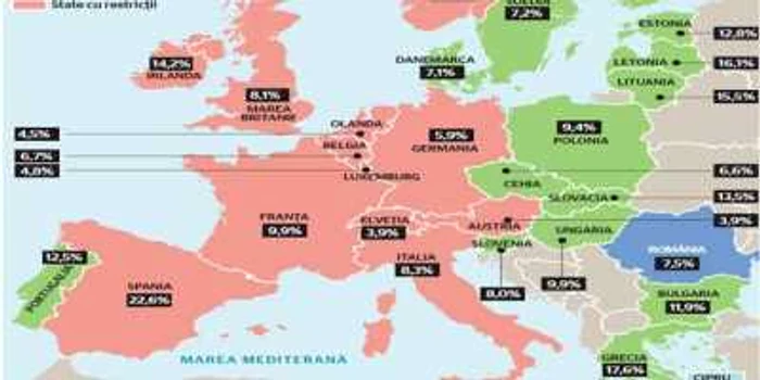 Ţările care limitează accesul românilor pe piaţa muncii