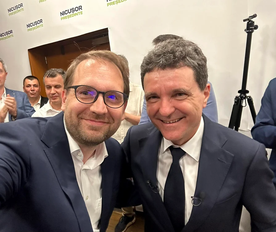 Dominic Fritz și Nicușor Dan. FOTO Facebook