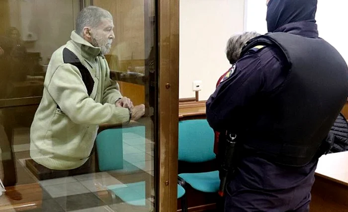 Septuagenar condamnat la aproape 7 ani de închisoare Foto: Moscow City Court Press Service/AP