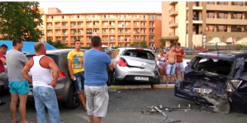 Accident in lant la Mamaia