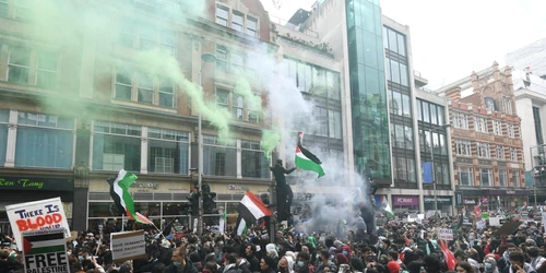 protest pro palestina in fata ambasadei israelului la lodnra foto epa efe 15 mai 2021