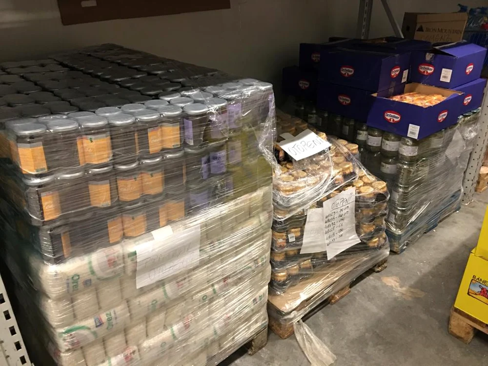 Alimentele pleacă o dată la două săptămâni din depozitele Selgros 