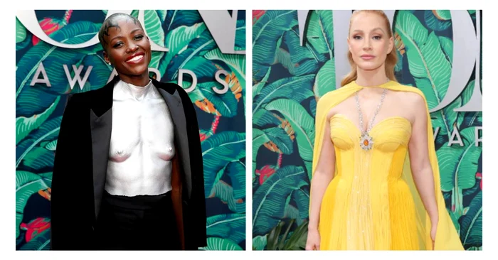Lupita Nyong'o și Jessica Chastain, la Tony Awards 2023