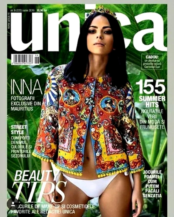 Coperta revistei Unica, numărul lunii iunie