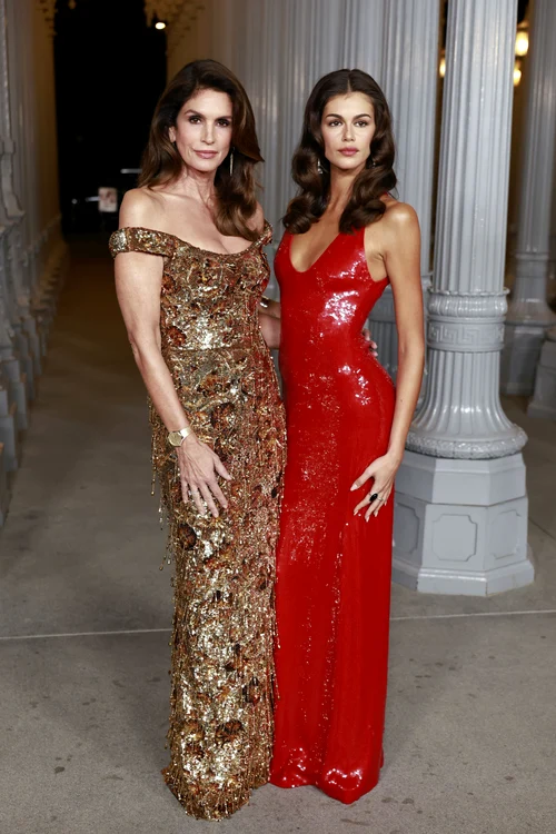 Cindy Crawford și fiica ei, Kaia Gerber, împreună la gala LACMA (Foto: GettyImages)