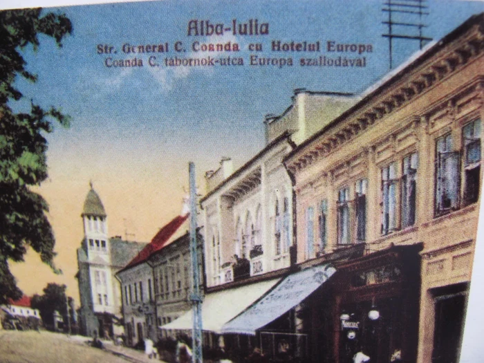 Hotelul Europa din Alba Iulia, ridicat pe locul hanului în care ar fi poposit Eminescu/Sursa foto:Muzeul Naţional al Unirii