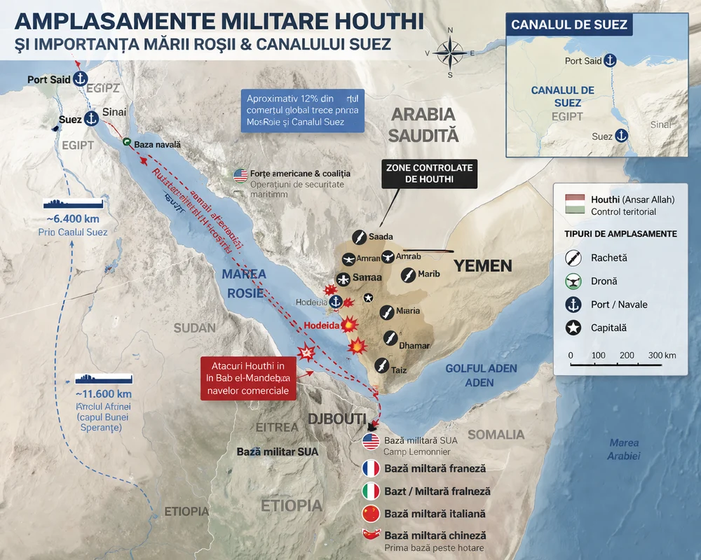 De la perturbarea comerțului global la atacuri regionale: noua fază a strategiei Houthi (anatomia unui actor asimetric care refuză să dispară)
