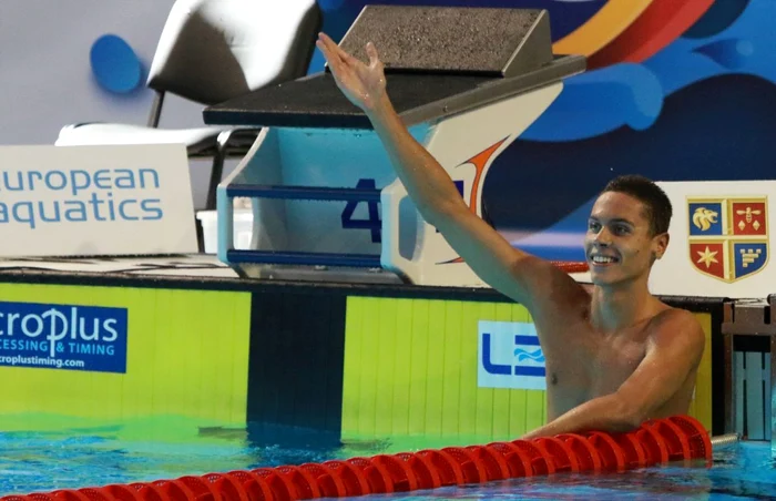 David Popovici a dominat Europenele de Natație pentru juniori de la Otopeni (FOTO: Sportpictures)