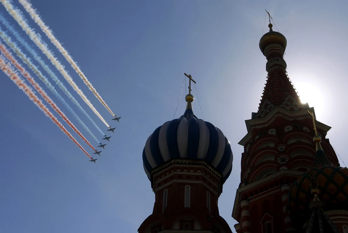 Paradă la Moscova în ziua de 9 mai FOTO: Reuters