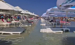 Indundatii Marea Neagra, Costinesti, foto Facebook jpg