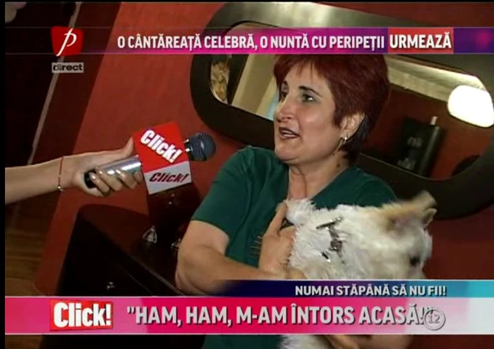 Maria Tonciu este foarte bucuroasă că Bijoux s-a întors acasă