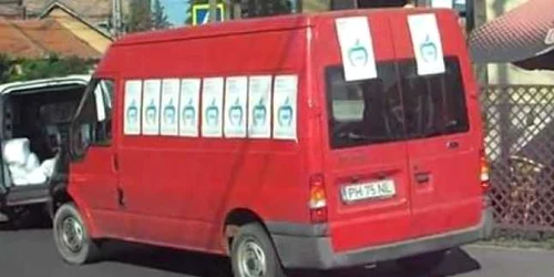 duba cu afise pmp cluj