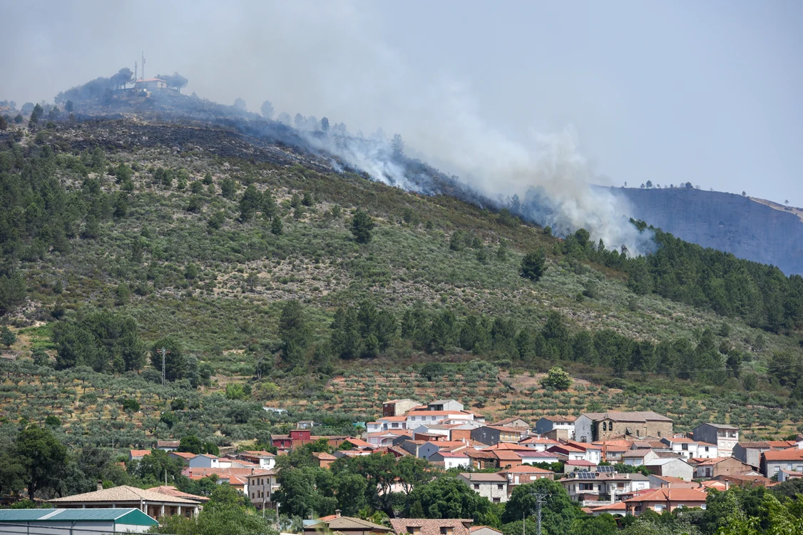 Incendiu forestier în Spania FOTO Profimedia