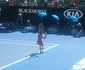 Simona Halep in partida cu Kerber FOTO Iulian Anghel