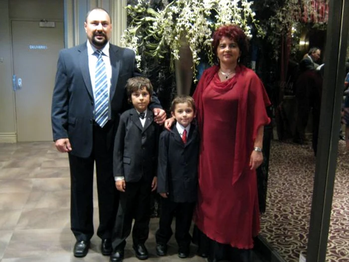 Stefan Chirilă cu familia