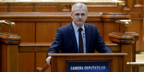 Liviu Dragnea in Parlament FOTO Mediafax 