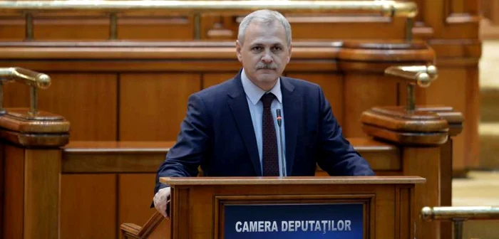 Liviu Dragnea în Parlament FOTO Mediafax