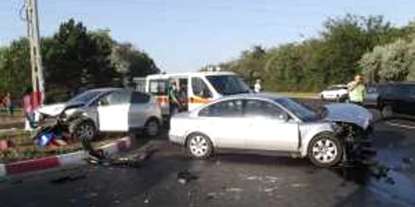 Accidentul de la Costinești - foto Jandarmeria Constanța