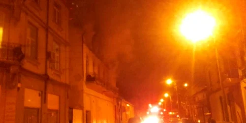 Incendiu la Constanţa - strada Jupiter Foto Alex Manda