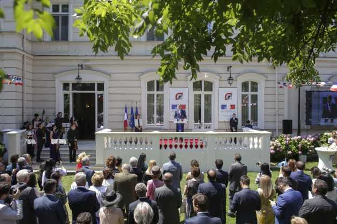 Recepţie cu ocazia Zilei Naţionale a Franţei la Ambasada franceză din Bucureşti. FOTO Inquam Photos