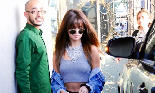 Selena Gomez & Lea Michele Leave The Hair Salon In West Hollywood jpeg